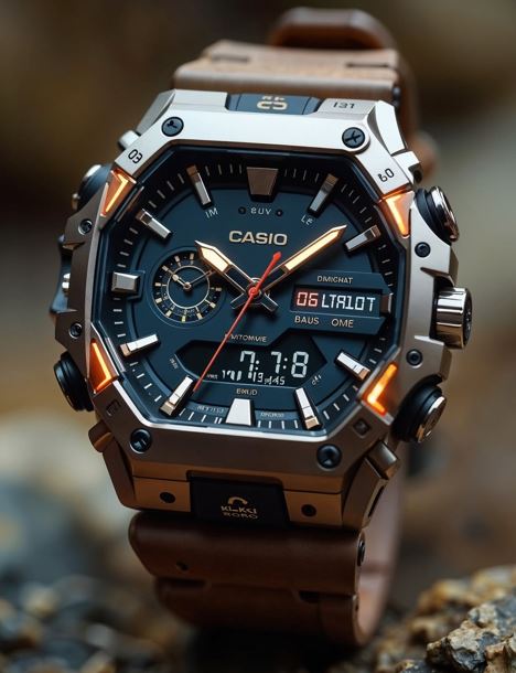 ABSD 20102B Leather Strap Watch